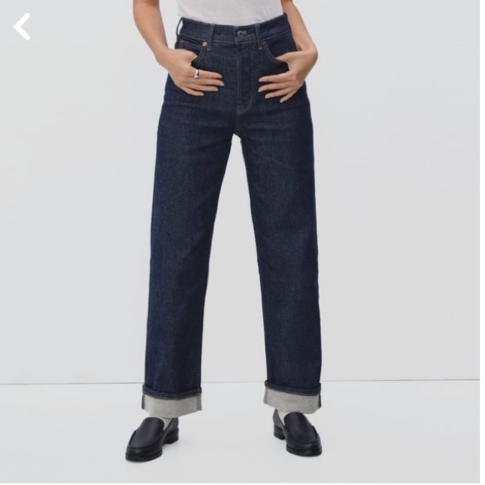 Everlane Way High Jeans - Raw Denim